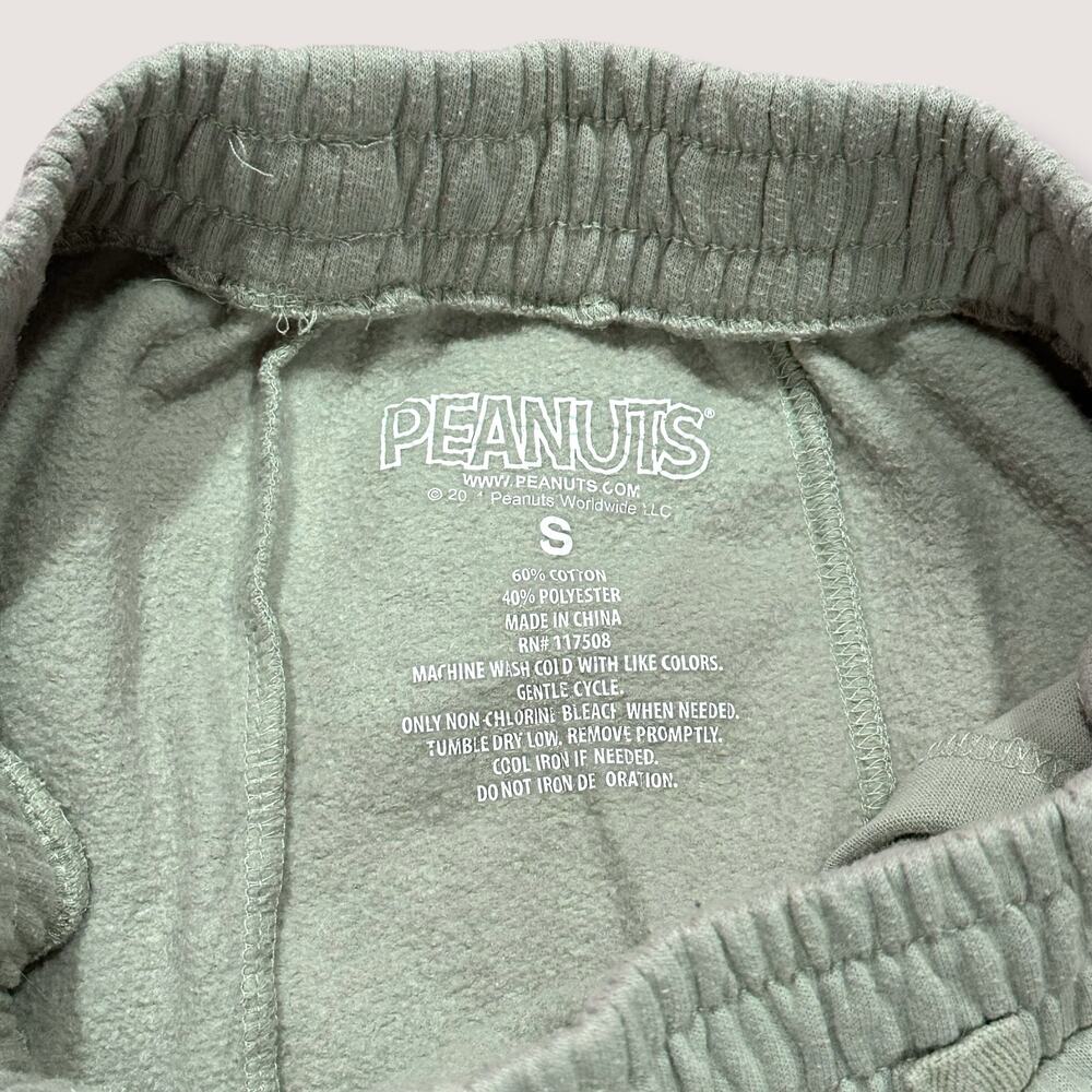 Peanuts Snoopy Sage Green Women’s Sweatpants - Size Small - Picture 5 of 5
